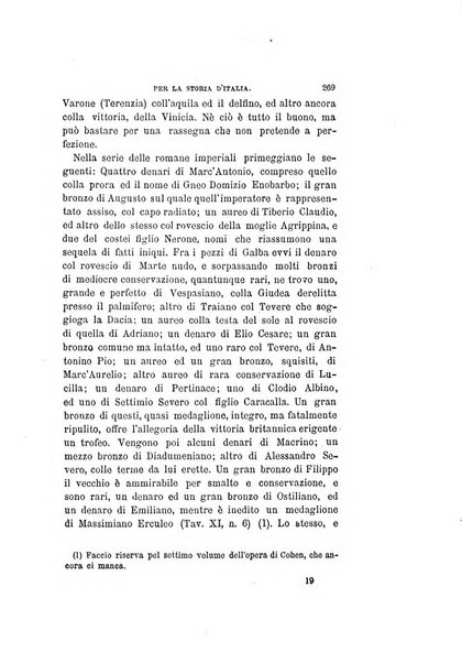 Periodico di numismatica e sfragistica per la storia d'Italia