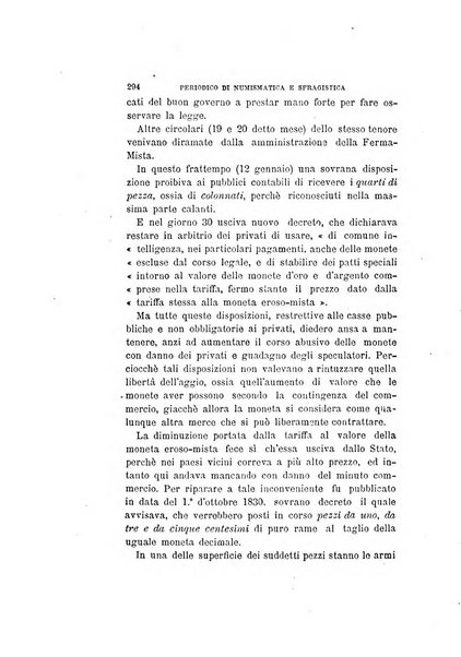 Periodico di numismatica e sfragistica per la storia d'Italia