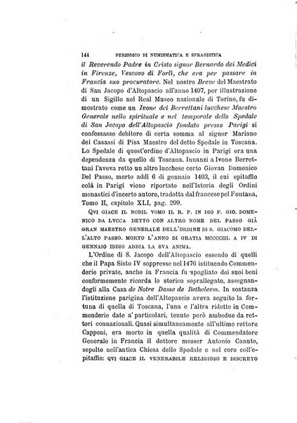 Periodico di numismatica e sfragistica per la storia d'Italia