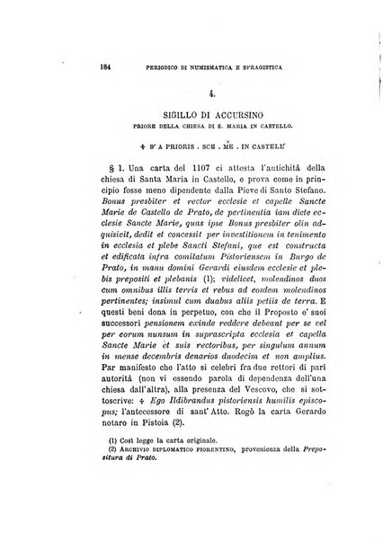 Periodico di numismatica e sfragistica per la storia d'Italia