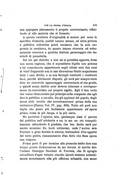 Periodico di numismatica e sfragistica per la storia d'Italia