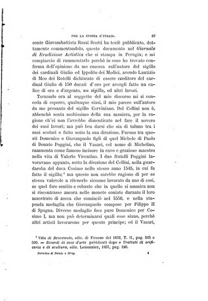 Periodico di numismatica e sfragistica per la storia d'Italia