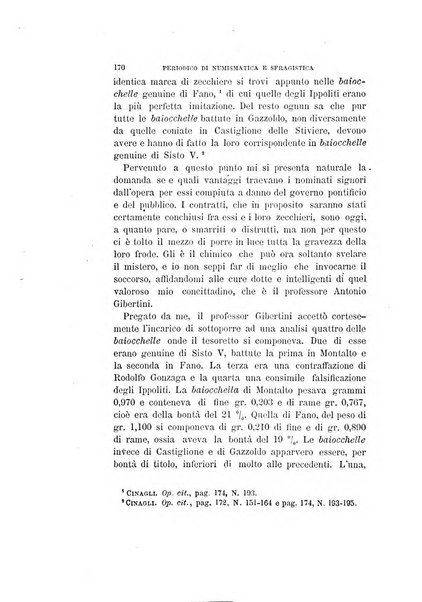 Periodico di numismatica e sfragistica per la storia d'Italia