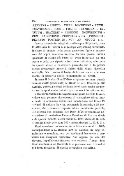 Periodico di numismatica e sfragistica per la storia d'Italia