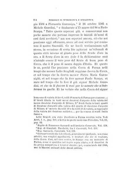 Periodico di numismatica e sfragistica per la storia d'Italia