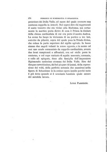 Periodico di numismatica e sfragistica per la storia d'Italia