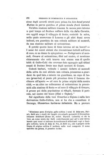 Periodico di numismatica e sfragistica per la storia d'Italia