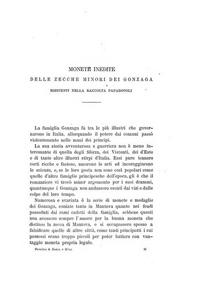 Periodico di numismatica e sfragistica per la storia d'Italia