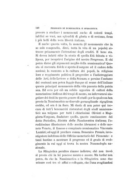 Periodico di numismatica e sfragistica per la storia d'Italia