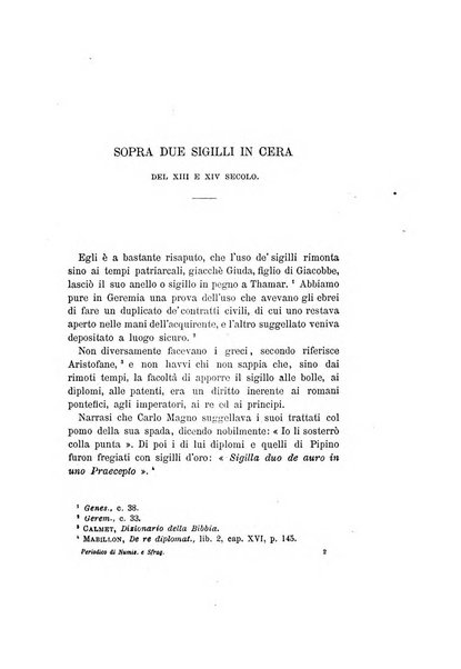 Periodico di numismatica e sfragistica per la storia d'Italia