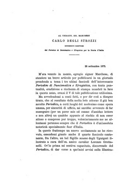 Periodico di numismatica e sfragistica per la storia d'Italia