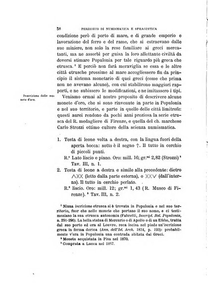 Periodico di numismatica e sfragistica per la storia d'Italia