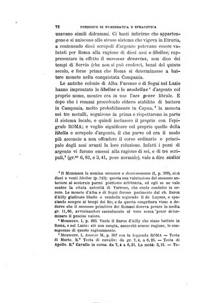 Periodico di numismatica e sfragistica per la storia d'Italia