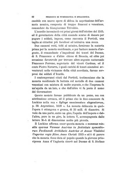 Periodico di numismatica e sfragistica per la storia d'Italia