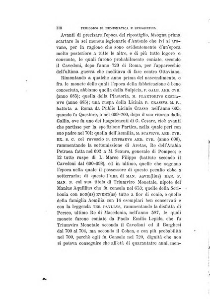 Periodico di numismatica e sfragistica per la storia d'Italia