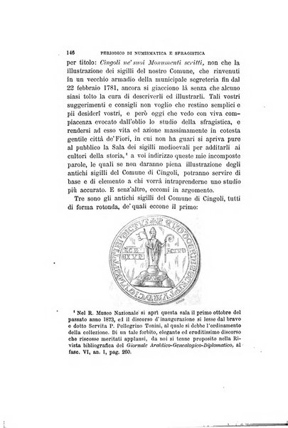 Periodico di numismatica e sfragistica per la storia d'Italia