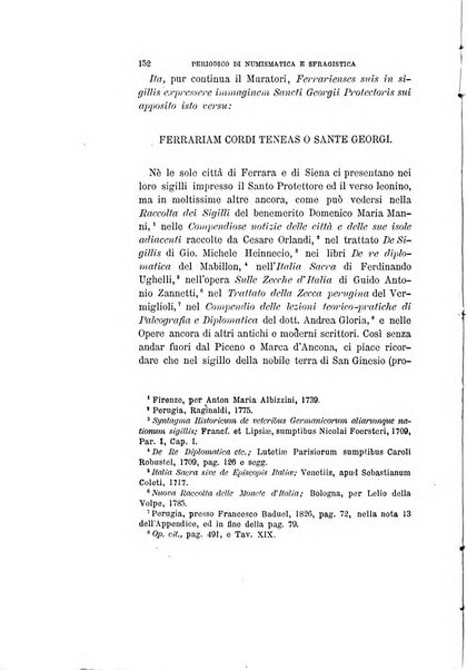 Periodico di numismatica e sfragistica per la storia d'Italia