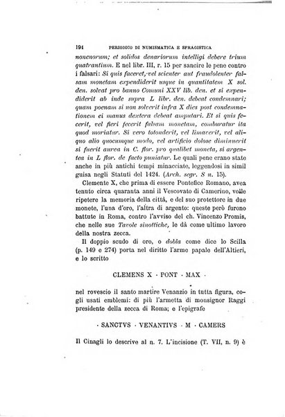 Periodico di numismatica e sfragistica per la storia d'Italia