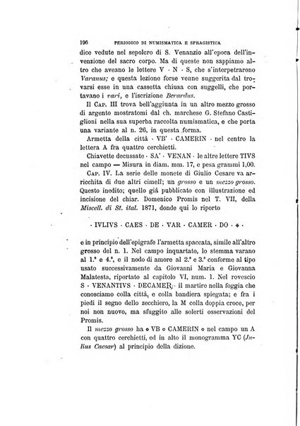 Periodico di numismatica e sfragistica per la storia d'Italia