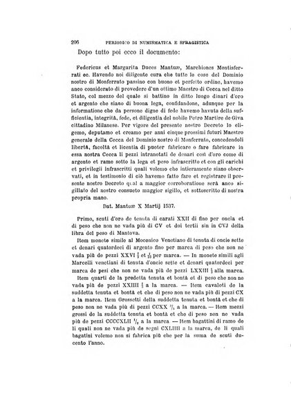 Periodico di numismatica e sfragistica per la storia d'Italia