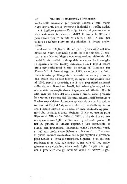 Periodico di numismatica e sfragistica per la storia d'Italia