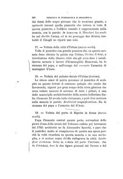 Periodico di numismatica e sfragistica per la storia d'Italia