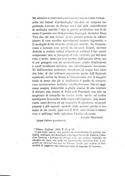 Periodico di numismatica e sfragistica per la storia d'Italia