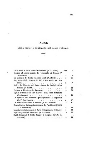 Periodico di numismatica e sfragistica per la storia d'Italia