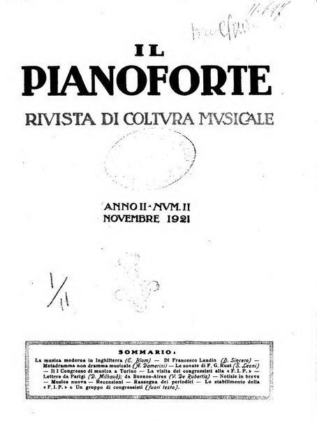 Il pianoforte