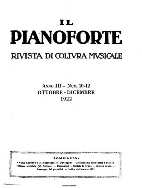 Il pianoforte