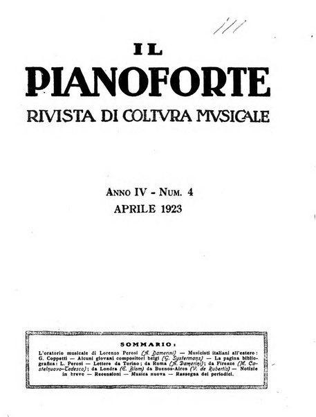 Il pianoforte