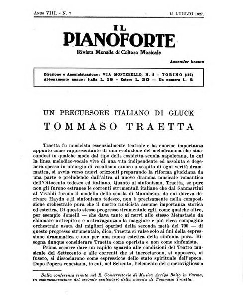 Il pianoforte