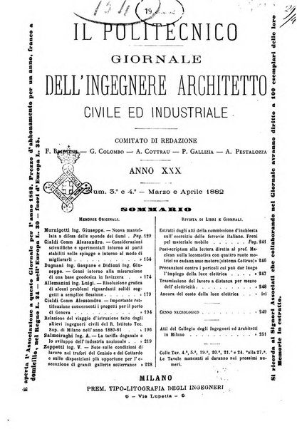 Il politecnico-Giornale dell'ingegnere architetto civile ed industriale