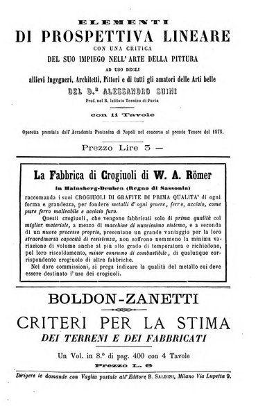 Il politecnico-Giornale dell'ingegnere architetto civile ed industriale