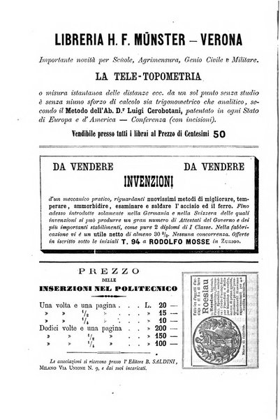 Il politecnico-Giornale dell'ingegnere architetto civile ed industriale