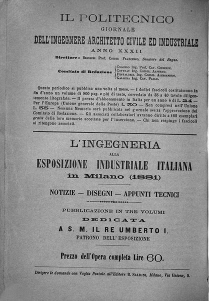 Il politecnico-Giornale dell'ingegnere architetto civile ed industriale