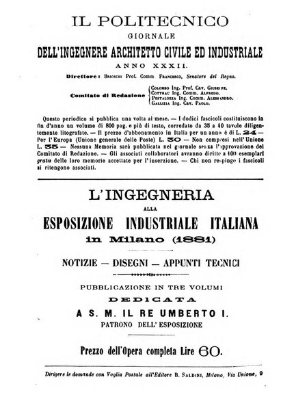 Il politecnico-Giornale dell'ingegnere architetto civile ed industriale