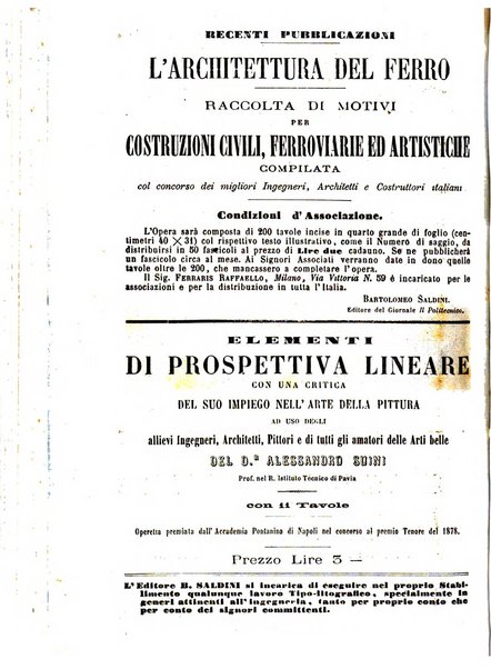 Il politecnico-Giornale dell'ingegnere architetto civile ed industriale