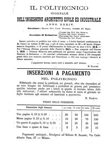 Il politecnico-Giornale dell'ingegnere architetto civile ed industriale