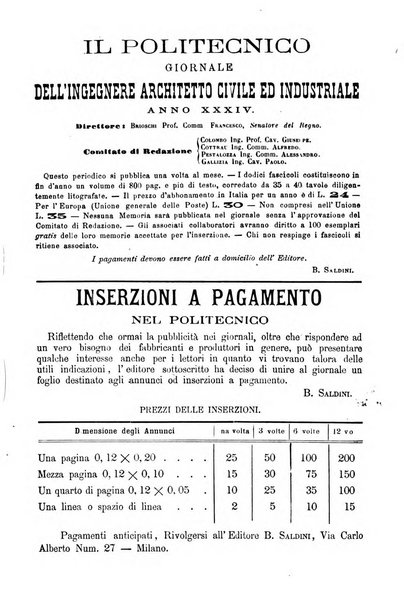 Il politecnico-Giornale dell'ingegnere architetto civile ed industriale