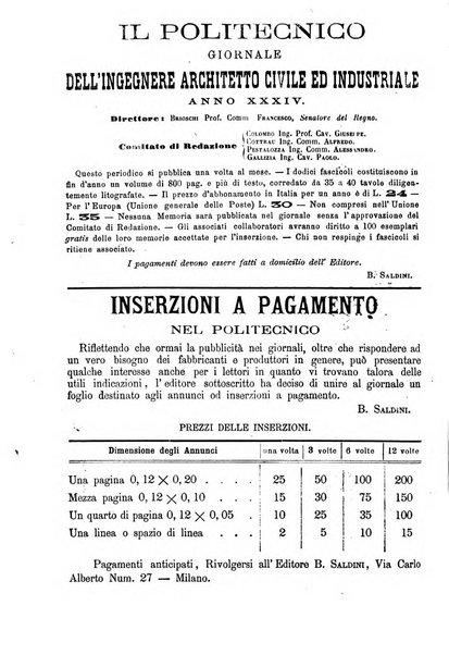 Il politecnico-Giornale dell'ingegnere architetto civile ed industriale