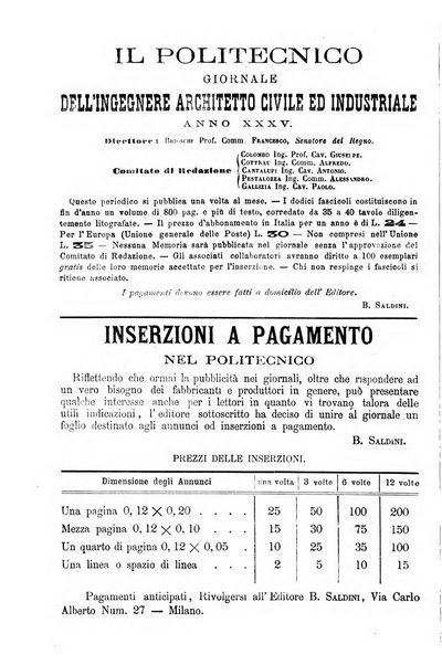 Il politecnico-Giornale dell'ingegnere architetto civile ed industriale