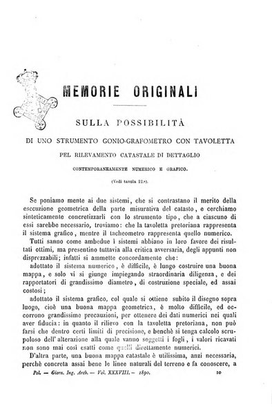 Il politecnico-Giornale dell'ingegnere architetto civile ed industriale