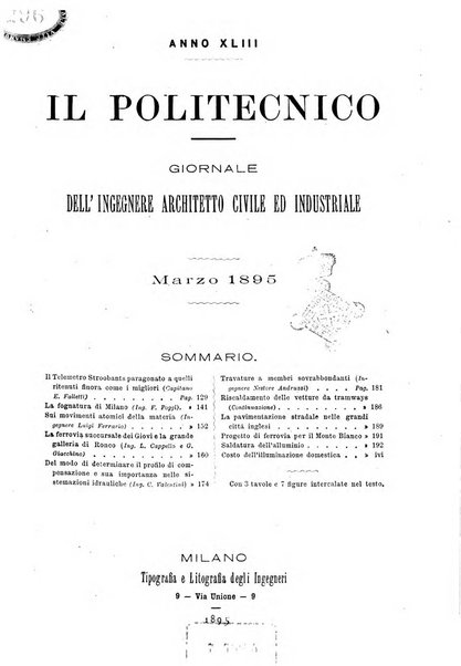 Il politecnico-Giornale dell'ingegnere architetto civile ed industriale