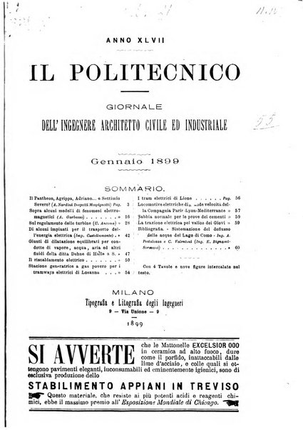 Il politecnico-Giornale dell'ingegnere architetto civile ed industriale