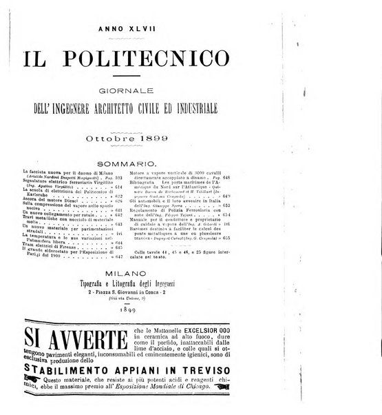 Il politecnico-Giornale dell'ingegnere architetto civile ed industriale