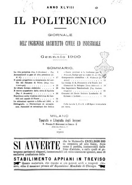 Il politecnico-Giornale dell'ingegnere architetto civile ed industriale