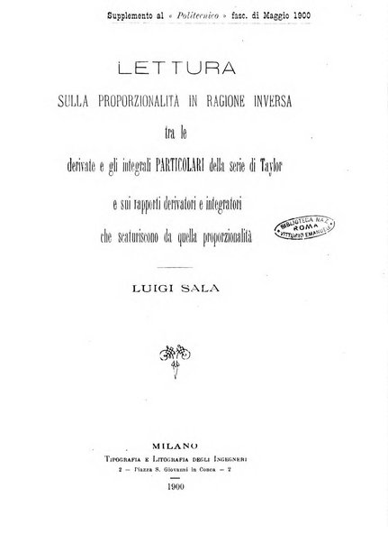 Il politecnico-Giornale dell'ingegnere architetto civile ed industriale