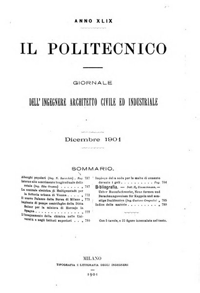 Il politecnico-Giornale dell'ingegnere architetto civile ed industriale