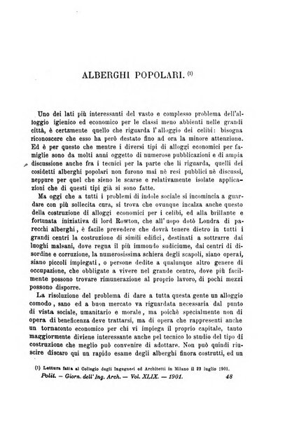 Il politecnico-Giornale dell'ingegnere architetto civile ed industriale